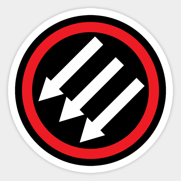 Anti Fascist 1932 Sticker by SideShowDesign